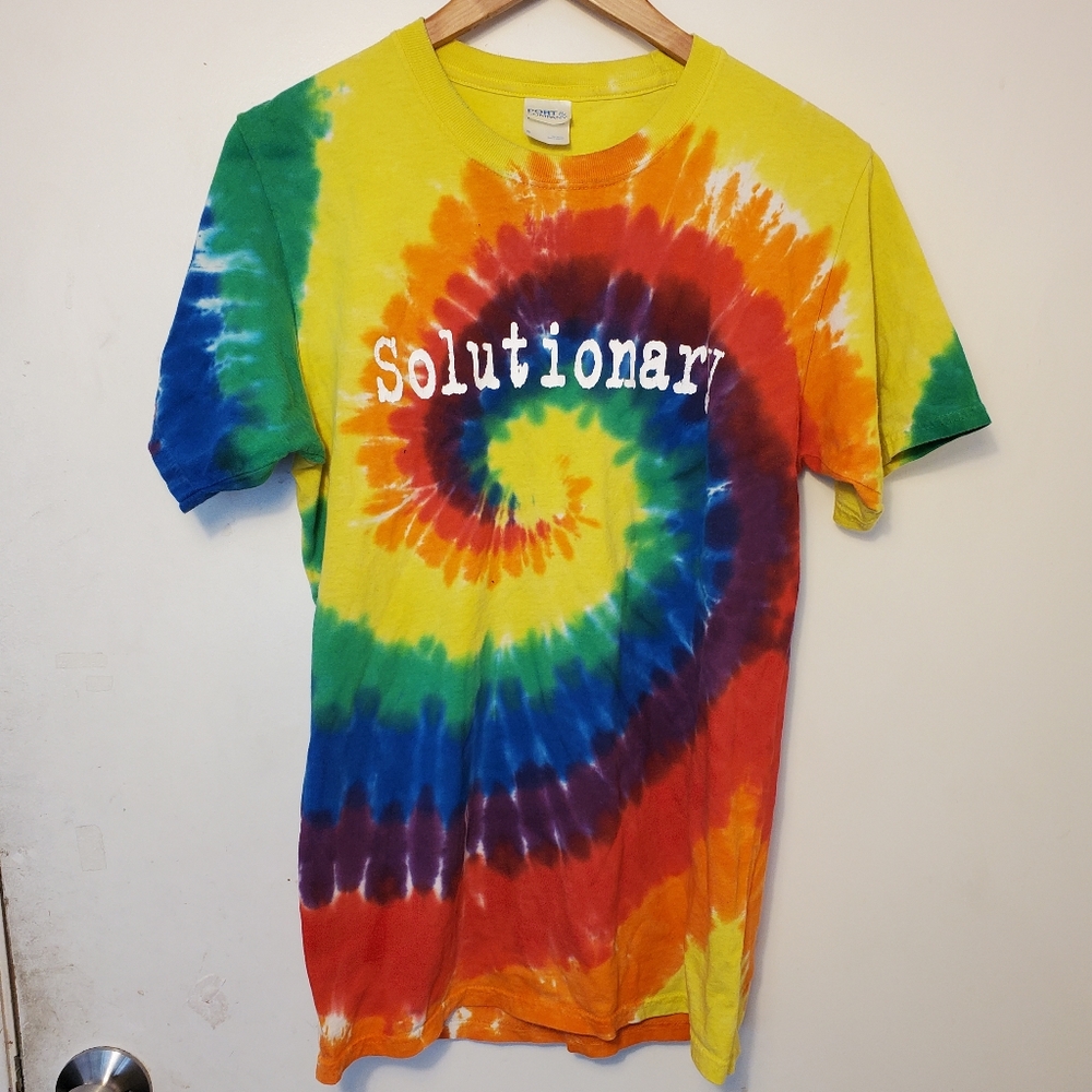 Vintage rainbow Tie Dye Shirt Men's small